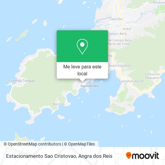 Estacionamento Sao Cristovao mapa