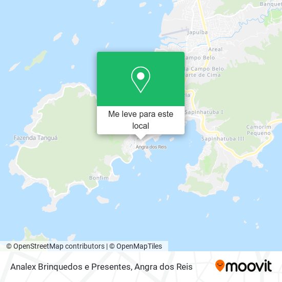 Analex Brinquedos e Presentes mapa