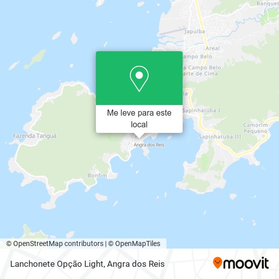 Lanchonete Opção Light mapa