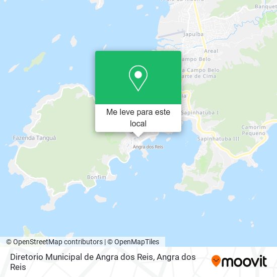 Diretorio Municipal de Angra dos Reis mapa