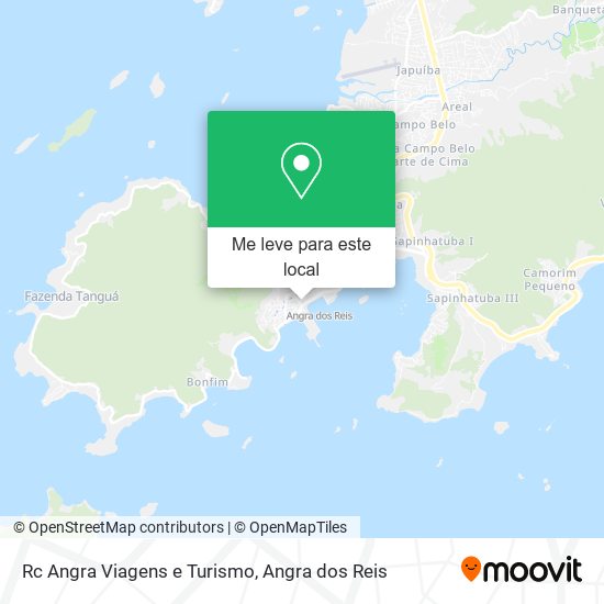 Rc Angra Viagens e Turismo mapa