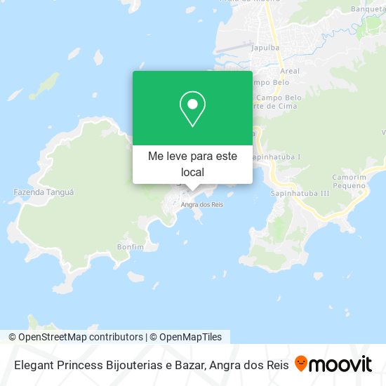 Elegant Princess Bijouterias e Bazar mapa