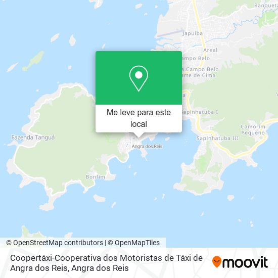 Coopertáxi-Cooperativa dos Motoristas de Táxi de Angra dos Reis mapa