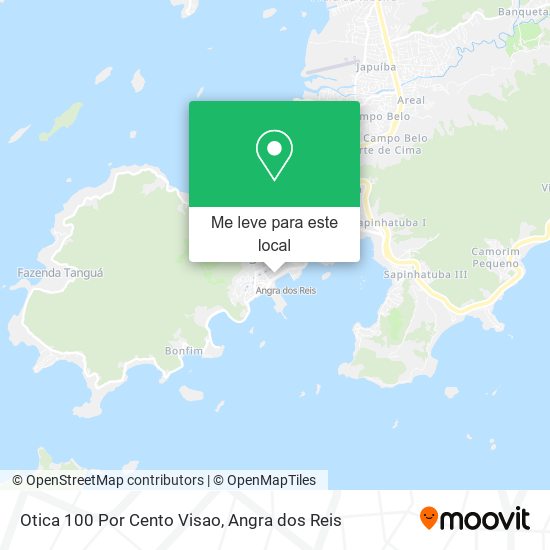 Otica 100 Por Cento Visao mapa