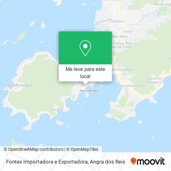 Fontex Importadora e Exportadora mapa