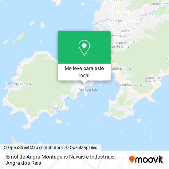 Emol de Angra Montagens Navais e Industriais mapa