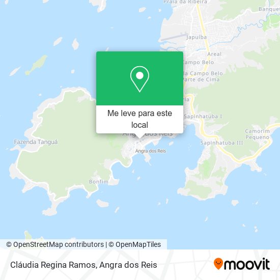 Cláudia Regina Ramos mapa