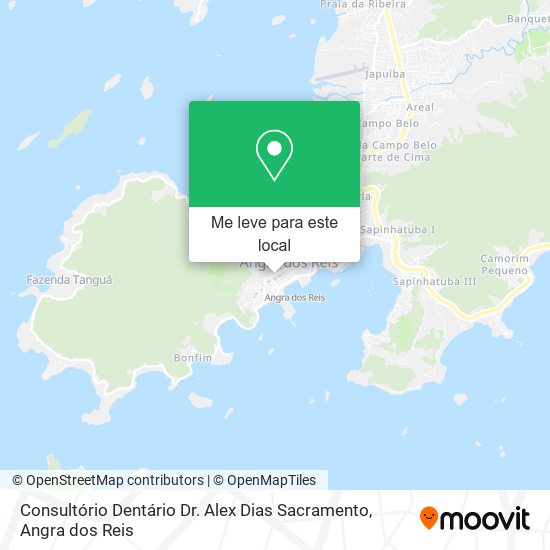 Consultório Dentário Dr. Alex Dias Sacramento mapa