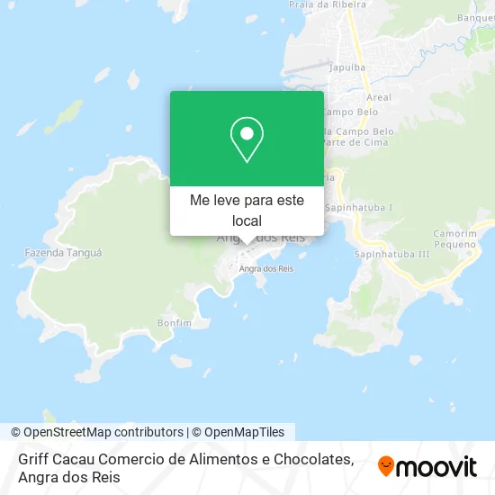Griff Cacau Comercio de Alimentos e Chocolates mapa