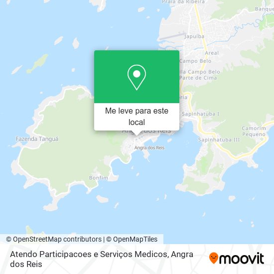 Atendo Participacoes e Serviços Medicos mapa