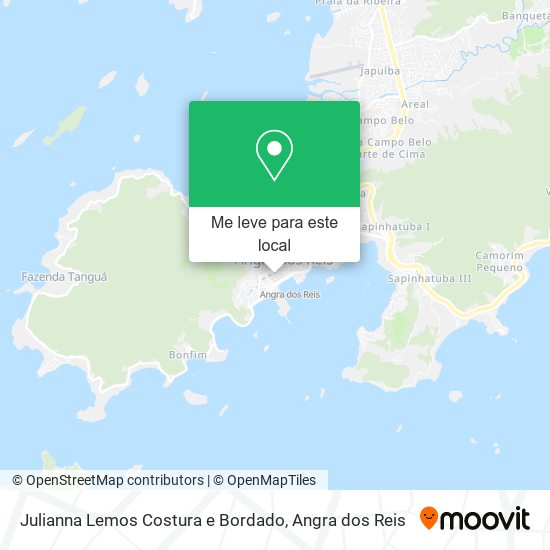 Julianna Lemos Costura e Bordado mapa