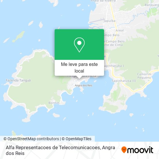 Alfa Representacoes de Telecomunicacoes mapa