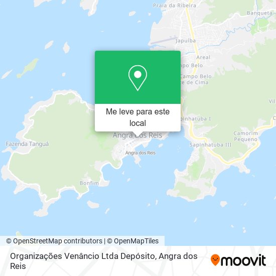 Organizações Venâncio Ltda Depósito mapa