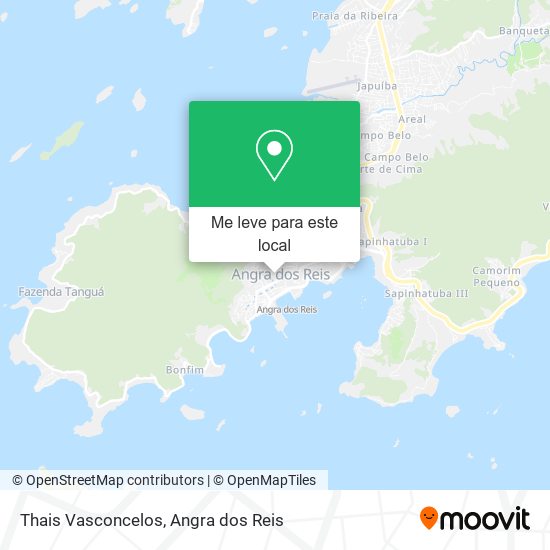 Thais Vasconcelos mapa