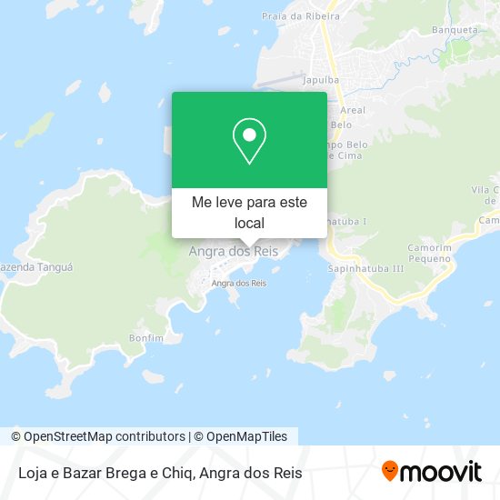 Loja e Bazar Brega e Chiq mapa