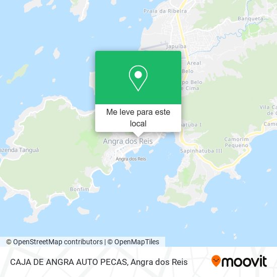 CAJA DE ANGRA AUTO PECAS mapa