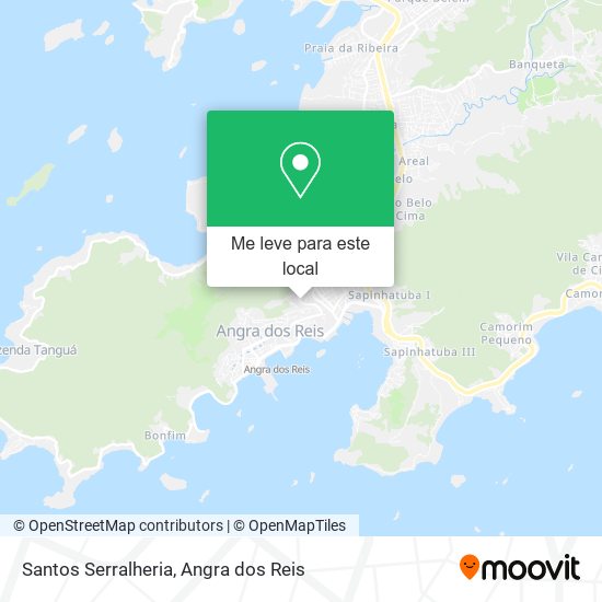 Santos Serralheria mapa