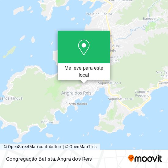 Congregação Batista mapa