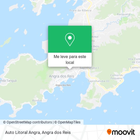Auto Litoral Angra mapa