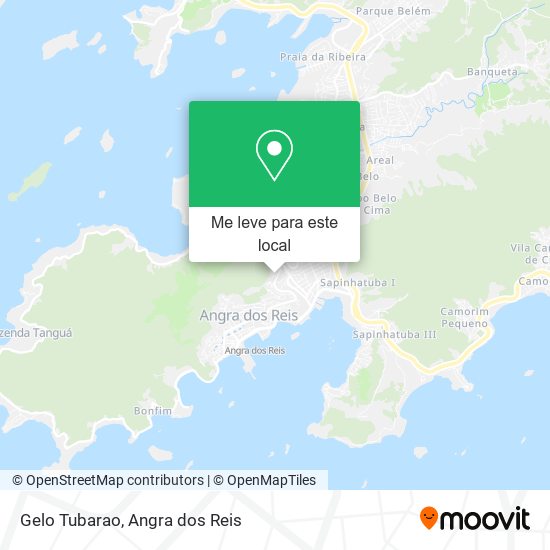 Gelo Tubarao mapa