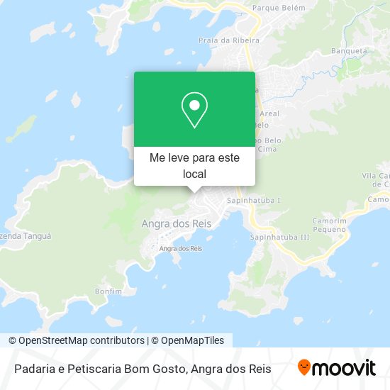 Padaria e Petiscaria Bom Gosto mapa