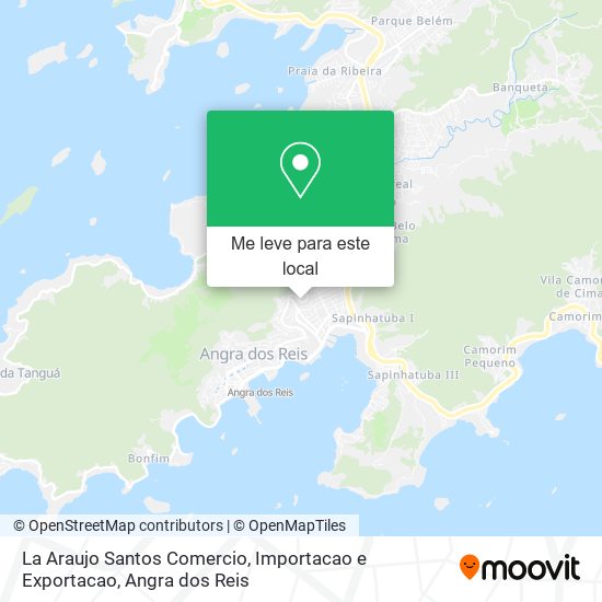 La Araujo Santos Comercio, Importacao e Exportacao mapa