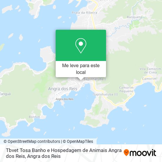 Tbvet Tosa Banho e Hospedagem de Animais Angra dos Reis mapa