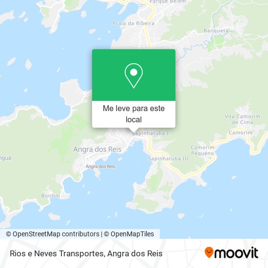 Rios e Neves Transportes mapa