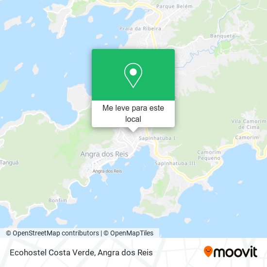 Ecohostel Costa Verde mapa