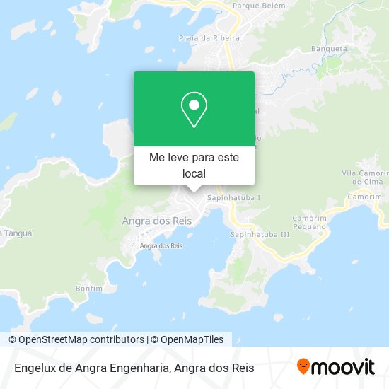 Engelux de Angra Engenharia mapa