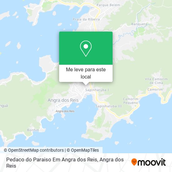 Pedaco do Paraiso Em Angra dos Reis mapa