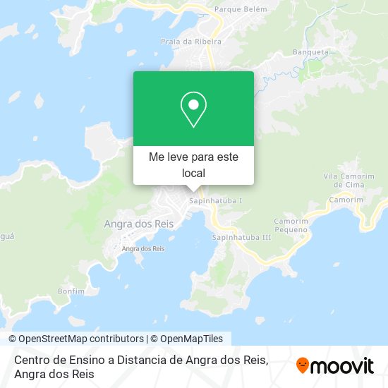 Centro de Ensino a Distancia de Angra dos Reis mapa