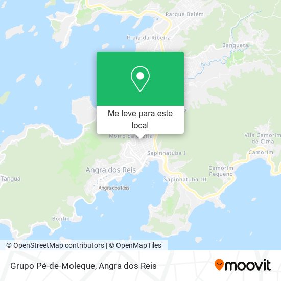 Grupo Pé-de-Moleque mapa