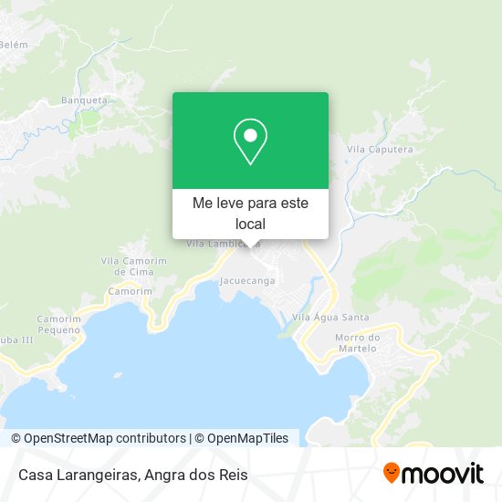 Casa Larangeiras mapa