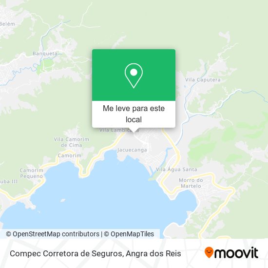 Compec Corretora de Seguros mapa