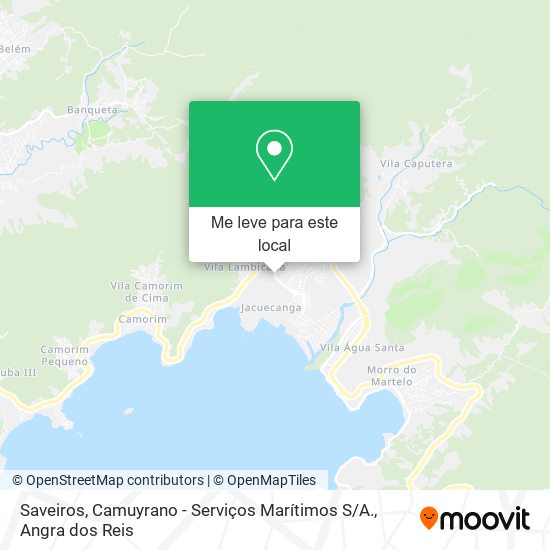 Saveiros, Camuyrano - Serviços Marítimos S / A. mapa