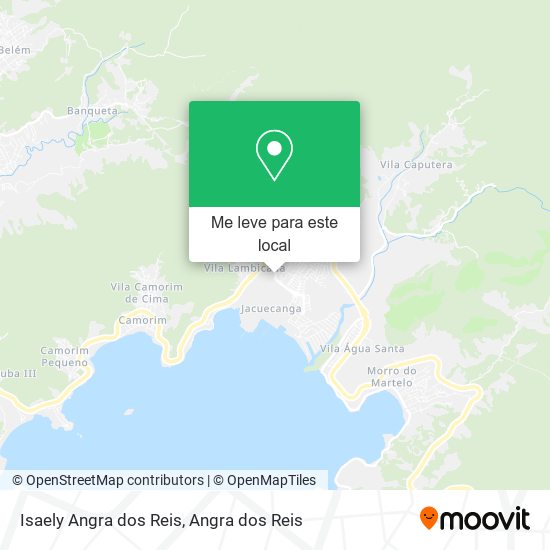 Isaely Angra dos Reis mapa