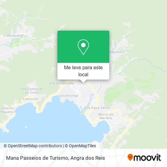 Mana Passeios de Turismo mapa