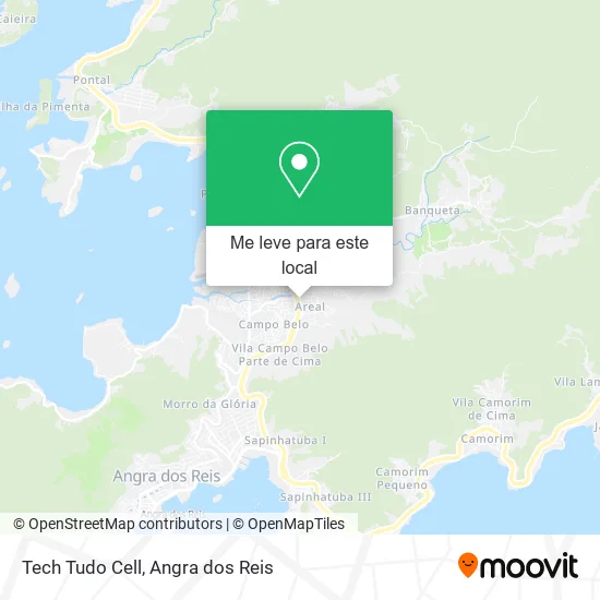 Tech Tudo Cell mapa