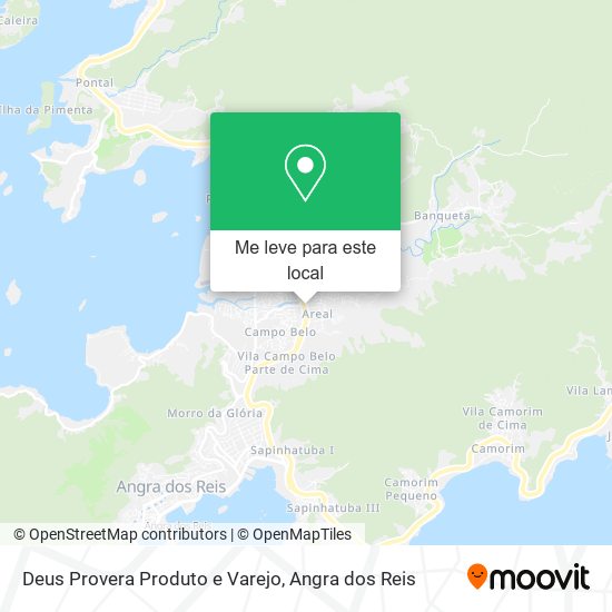 Deus Provera Produto e Varejo mapa