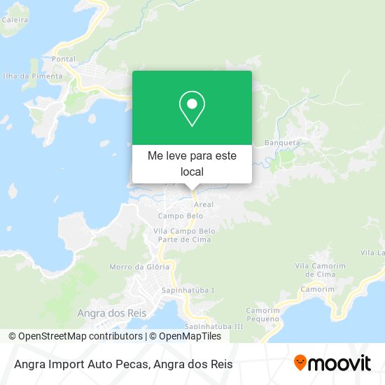 Angra Import Auto Pecas mapa