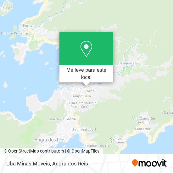 Uba Minas Moveis mapa