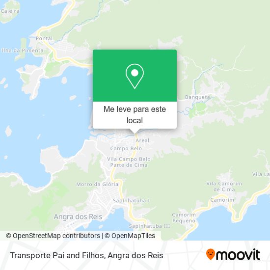 Transporte Pai and Filhos mapa
