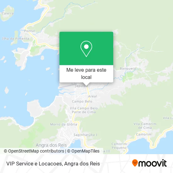 VIP Service e Locacoes mapa
