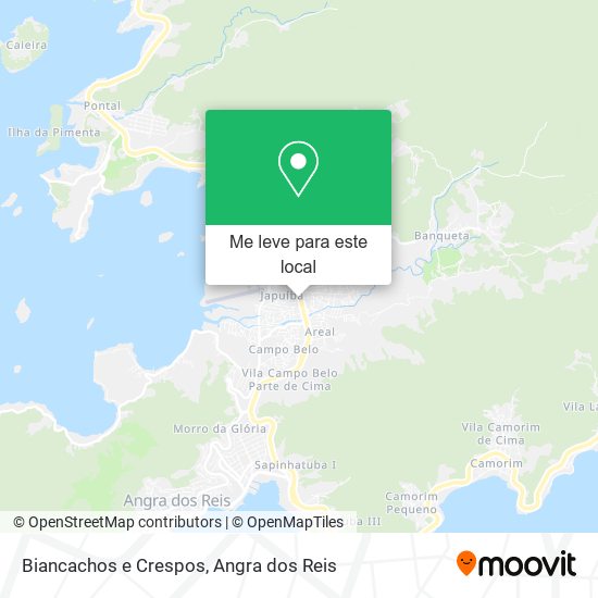 Biancachos e Crespos mapa