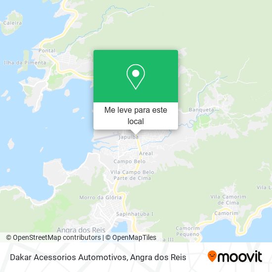 Dakar Acessorios Automotivos mapa