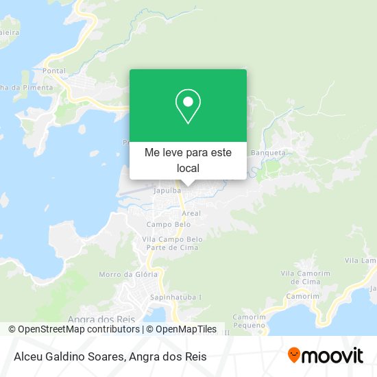 Alceu Galdino Soares mapa