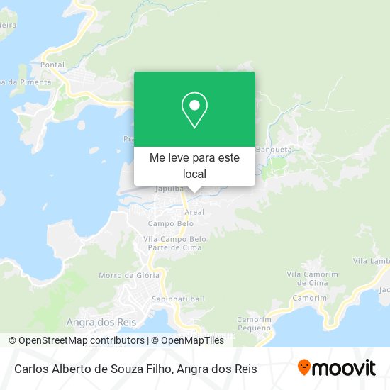 Carlos Alberto de Souza Filho mapa