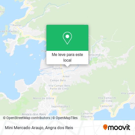 Mini Mercado Araujo mapa