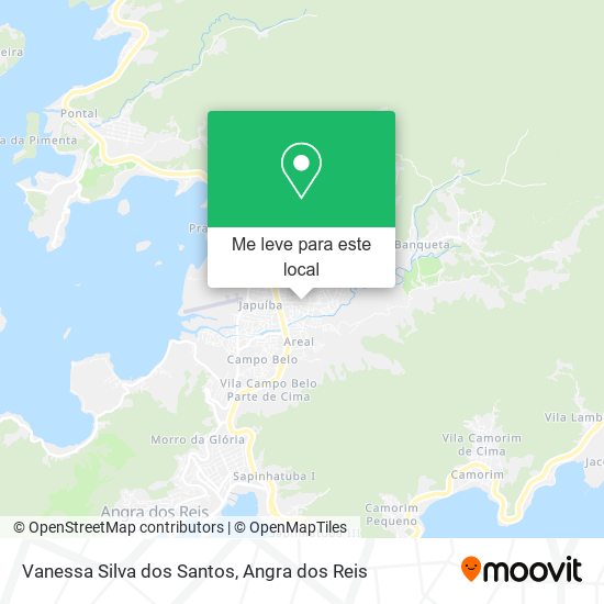 Vanessa Silva dos Santos mapa